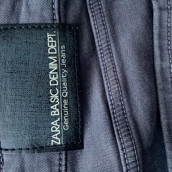 Zara z1975 denim basic denim department jeans size 2 - Picture 7 of 10